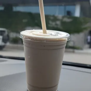 Peanut butter milkshake