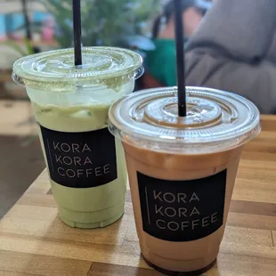 Matcha and I luv u a latte flavor of the month