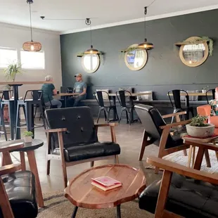 one of a few couch areas