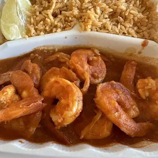 Camarones a la diabla  Decent!