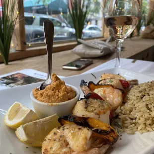 Shrimp Scallops Kebab (shared this one as well)