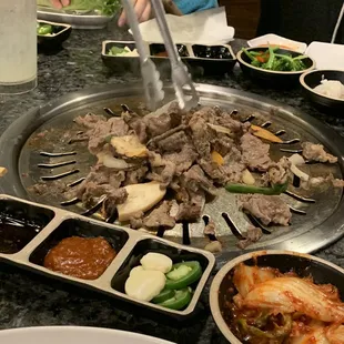 Korean BBQ with sides!