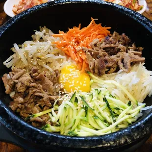 Pork Dolsot Bibimbap