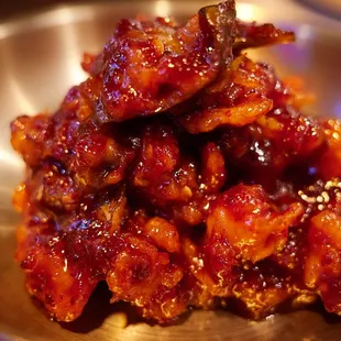 New banchan - spicy eggplant