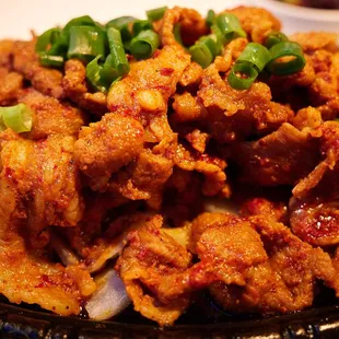 Spicy pork