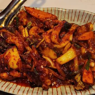 Octopus Fried Octopus