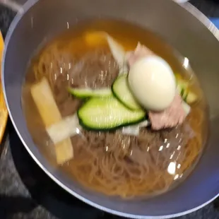 Cold buck wheat noodle