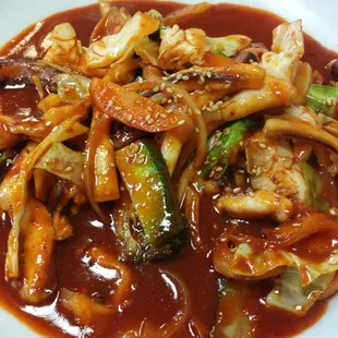 Spicy Squid Soup
