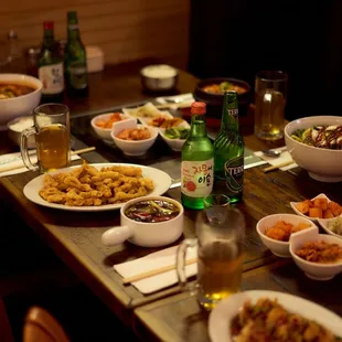 sushi and sashimi, interior