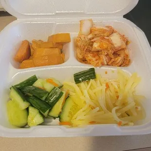 Banchan included with order