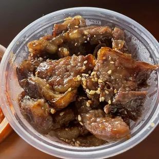 Perfectly seasoned and grilled kalbi beef