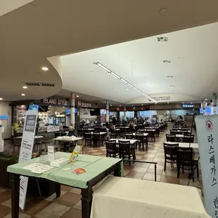 tables and chairs
