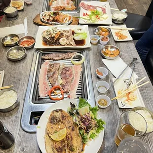 Our Lunar New Year Eve feast .