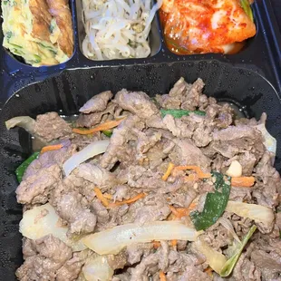 Bulgogi dinner portion