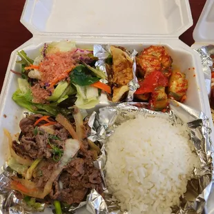 Beef Bulgogi, it wasn&apos;t very good to be honest.