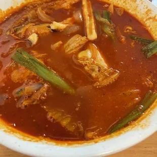 Spicy Seafood Noodle Soup