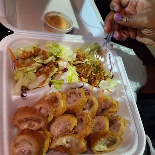 #11 box (fried cheese roll box)