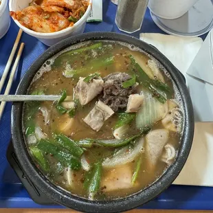 Korean Sausage Soup. $13.99