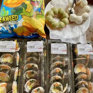 food, sushi and sashimi