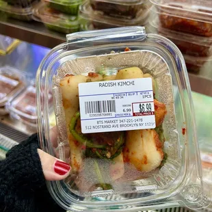 Fresh packed kimchi - homemade style.