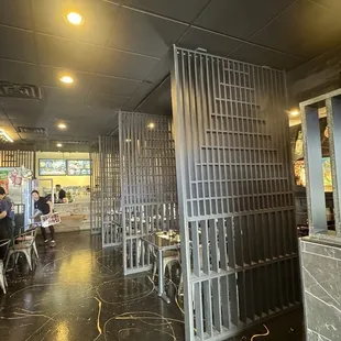 the interior of a restaurant