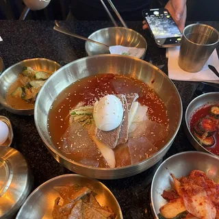 Korean Spicy Cold Noodle (Bibim Naeng Myun)