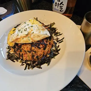 Kimchi Fried Rice with Fried Egg***