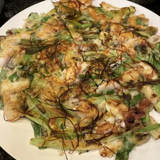 Seafood & Green Onion Pancake