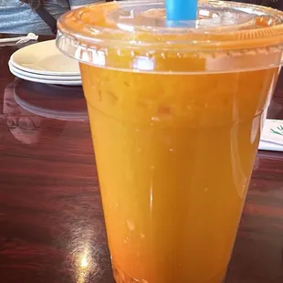 Thai tea boba