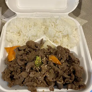 Beef bulgogi