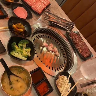 Wagyu brisket and Bulgogi Beef