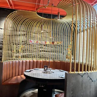 Cute table we were sat at