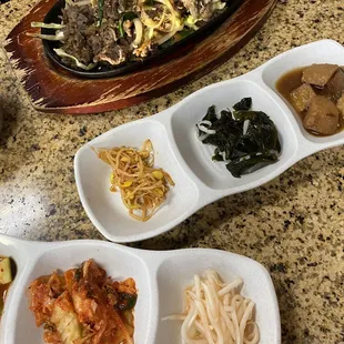 Bulgogi and banchan