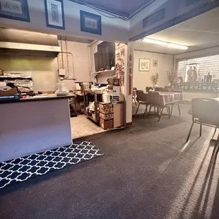 Older but cozy atmosphere. These types of places always have love in their food.