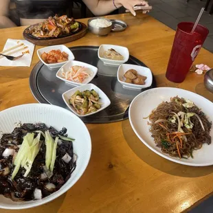 Table with signature dishes