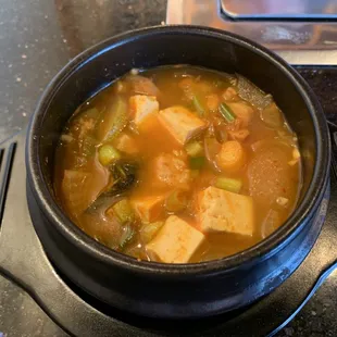 Kimchi soup