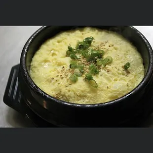 Steamed egg casserole