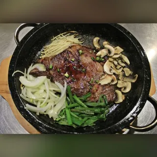 Stone Plate Pork Steak