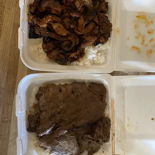 Spicy pork, &amp; bulgogi beef (served daily)