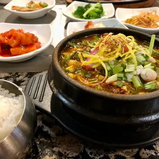 Soft Tofu: quite spicy!