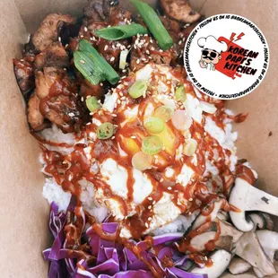 KP's Chicken Bowl (medium spicy )