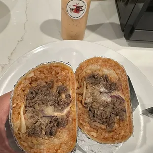 KP Burrito with bulgogi