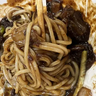 Black bean noodles