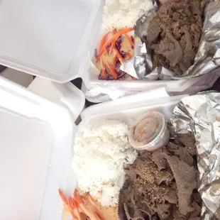 Steamed Beef korean bulgogi