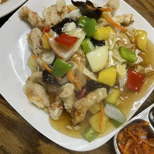 Tangsuyuk- Korean sweet and sour pork