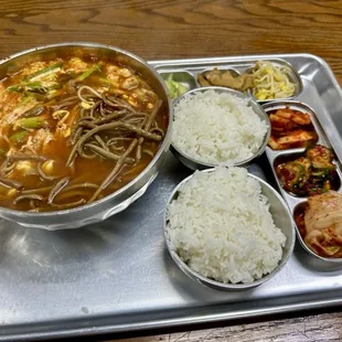 Spicy beef soup