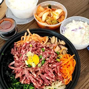 Raw Beef Bibimbap