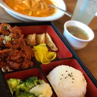 Spicy Pork Bento
