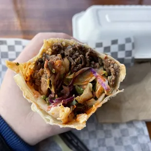 Burrito bulgogi