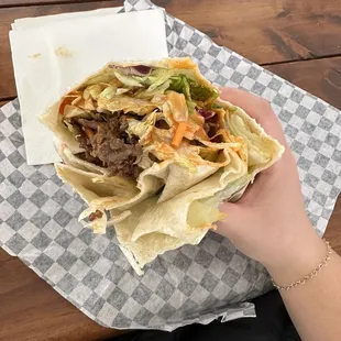 Bulgogi burrito